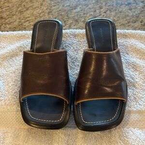 Banana Republic Woman’s Brown Wedge Sandals. Size 10. Gently used.